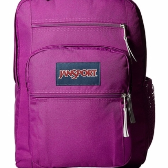 jansport big student backpack purple